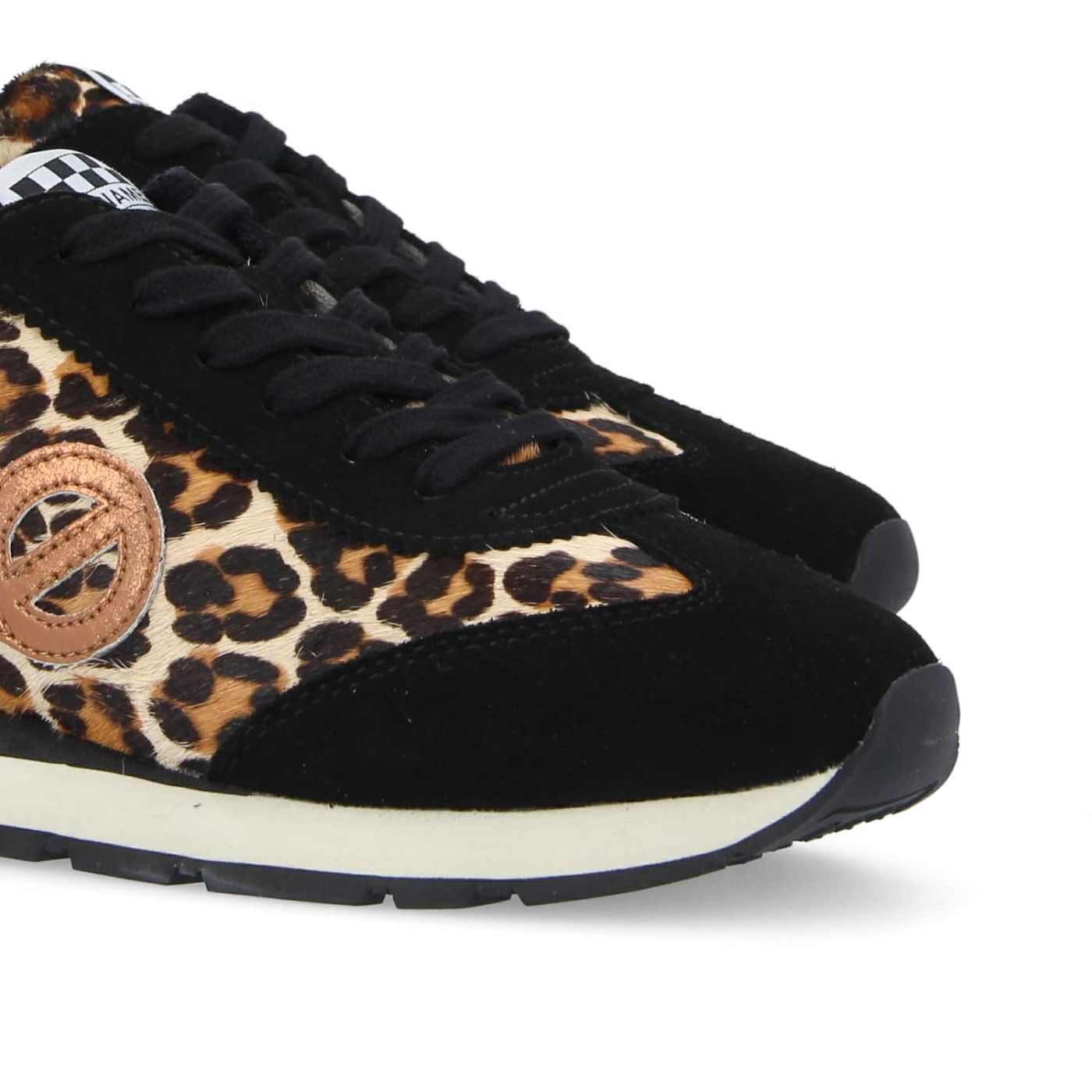 CITY RUN JOGGER W  -  LEO/SUEDE  - NERO/LEOPARDATO